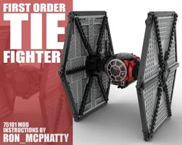 First Order TIE Fighter set 75101 MOD