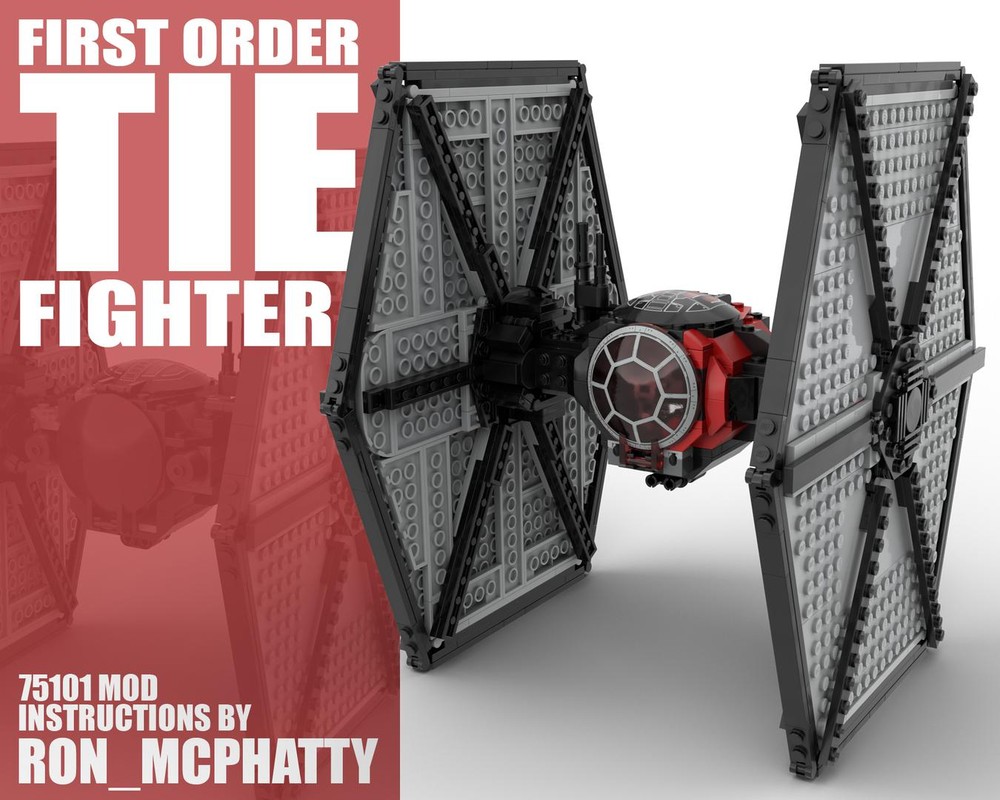 Lego First Order TIE Fighter set 75101 MOD
