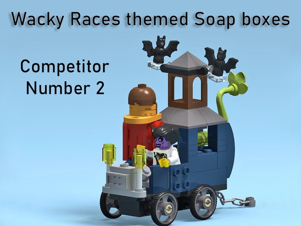 Lego Wacky Races themed soap box 2