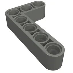 Technic Beam 3 x 5 L-Shape Thick / Dark Bluish Gray