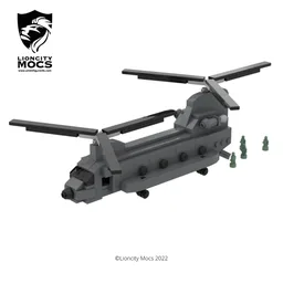 CH-47 Chinook Helicopter Mini MOC