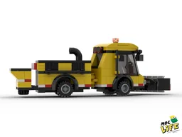 Trackless MT7 sidewalk snowplow