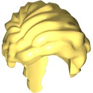 Lego Hair Curly with Thin Braid / Bright Light Yellow