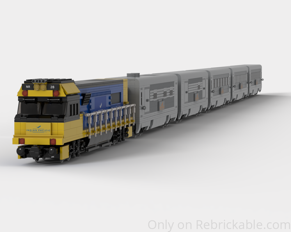 Lego Indian Pacific Train with power functions