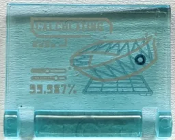 Minifigure, Utensil Book Cover with 'CALCULATING', '99.987%' and Möbius Strip Pattern (Sticker) - Set 76192