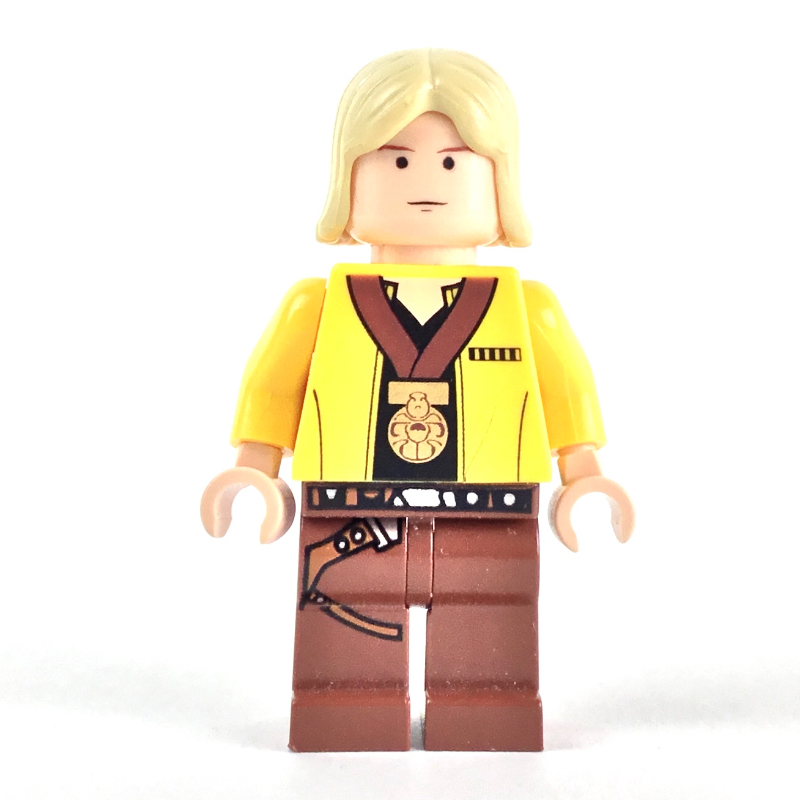 Lego Luke Skywalker, Printed Medal, Black Eyes