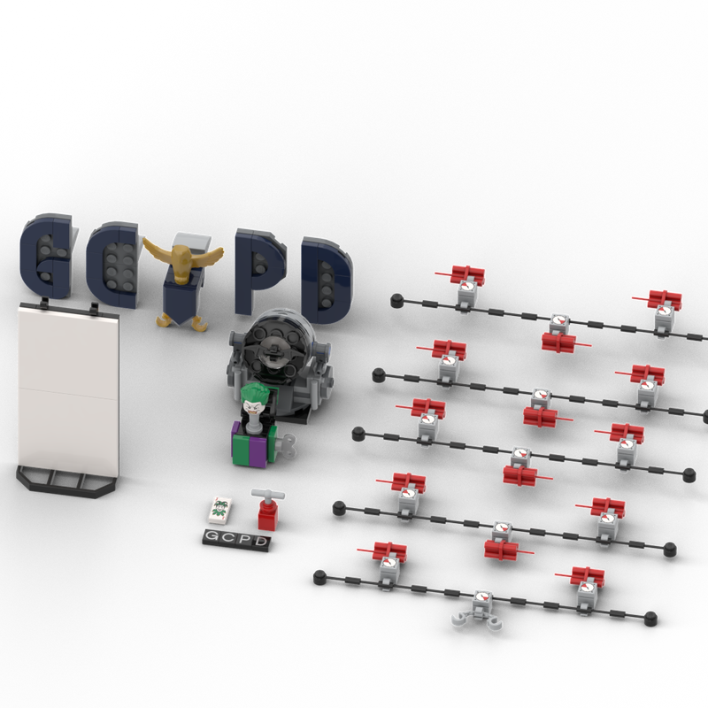 Lego 10278 GCPD modifications