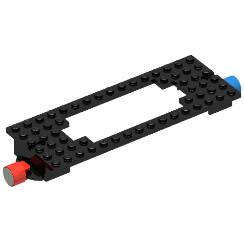 Lego Train Base 6 x 16 Old with Magnets