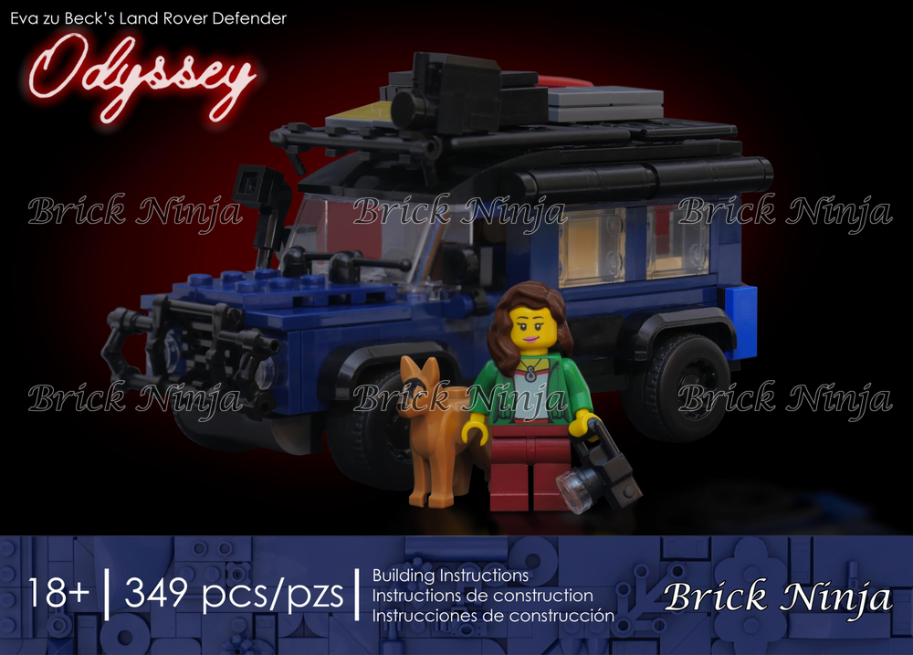 Lego Eve zu Beck's Land Rover Defender Odyssey