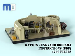 Watto's Junkyard Diorama MOC