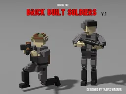 Miniland scale Brick built Soldiers