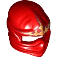 Wrap with Forehead Ridge and Fire Energy Print