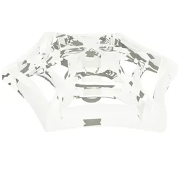 Web Effect Medium Bar on Back / Trans-Clear
