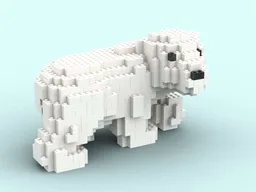 Miniture Polar bear sculpture - Standing