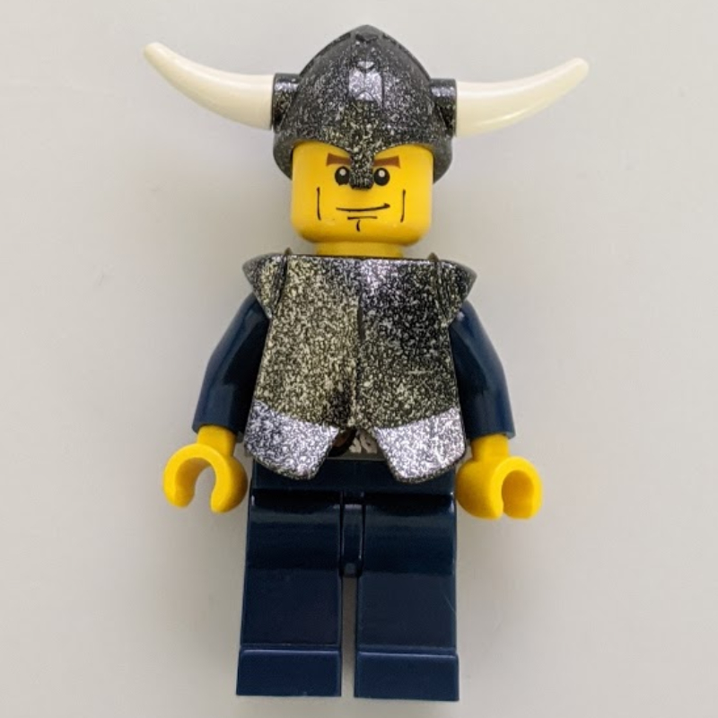 Lego Viking Warrior - Breast Plate, Dark Blue Legs