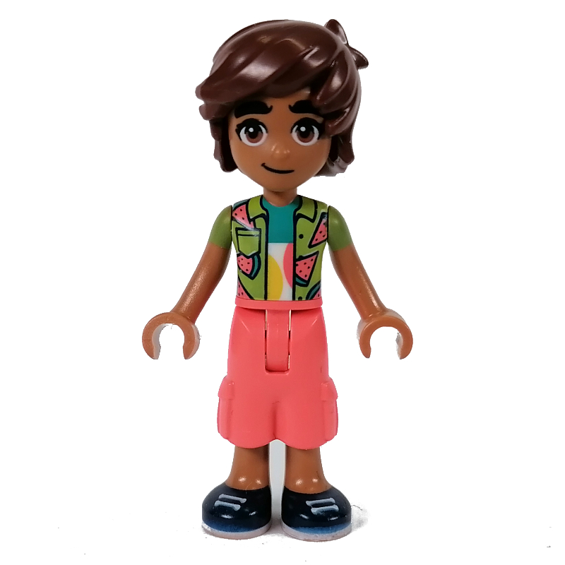Lego Leo - Lime Shirt, Coral Pants