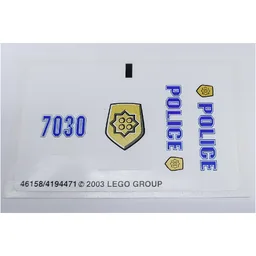 Sticker Sheet for Set 7030-1 / [No Color/Any Color]