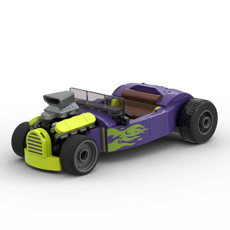 Lego 60485 hotrod roadster 8 stud wide
