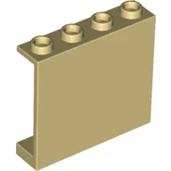 Panel 1 x 4 x 3 [Hollow Studs] / Tan