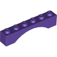 Brick Arch 1 x 6 / Dark Purple