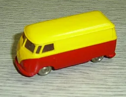 HO Scale VW Van - Red Base