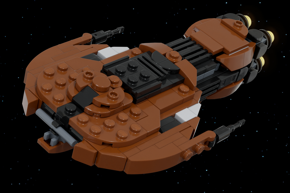 Lego Merchantman type (Ent-D Scale)