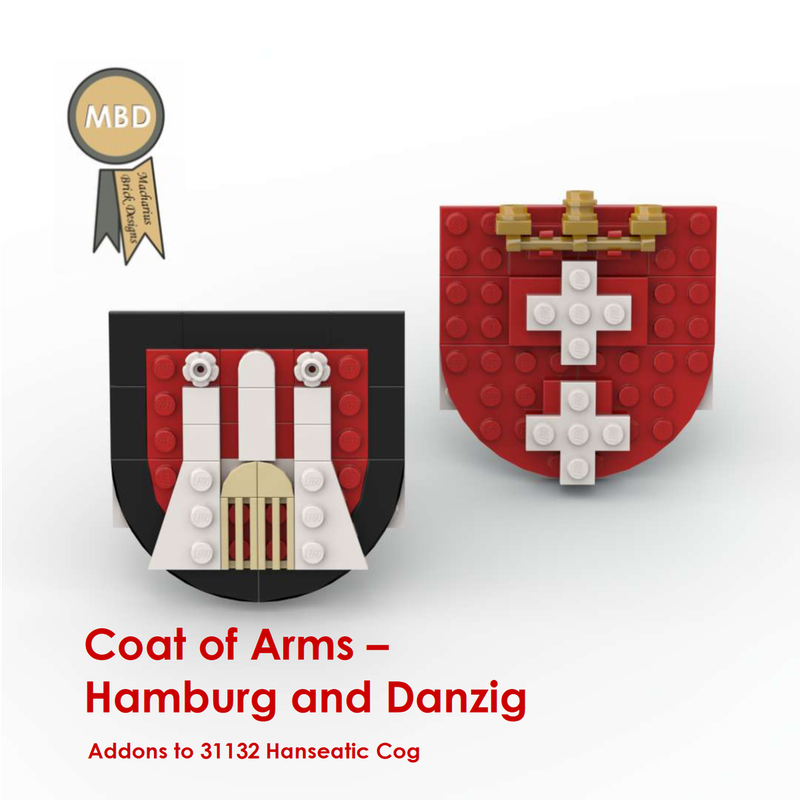 Lego Coat of Arms, Addons to 31132 Hanseatic Cog