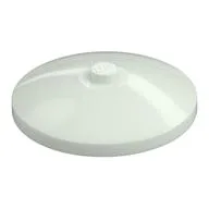 Dish 4 x 4 Inverted [Radar] / Glow in Dark White