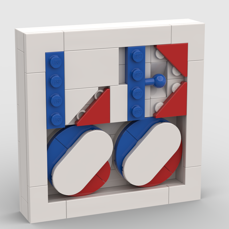 Lego Live Laugh Lego - White
