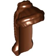 Lego Hair Long and Half Braided / Reddish Brown