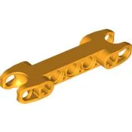 Technic Axle and Pin Connector 2 x 7 with Two Ball Joint Sockets [Squared Ends] / Bright Light Orange
