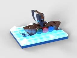 Microscale Viking Ship