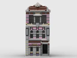 sweets shop in pink (no interior)