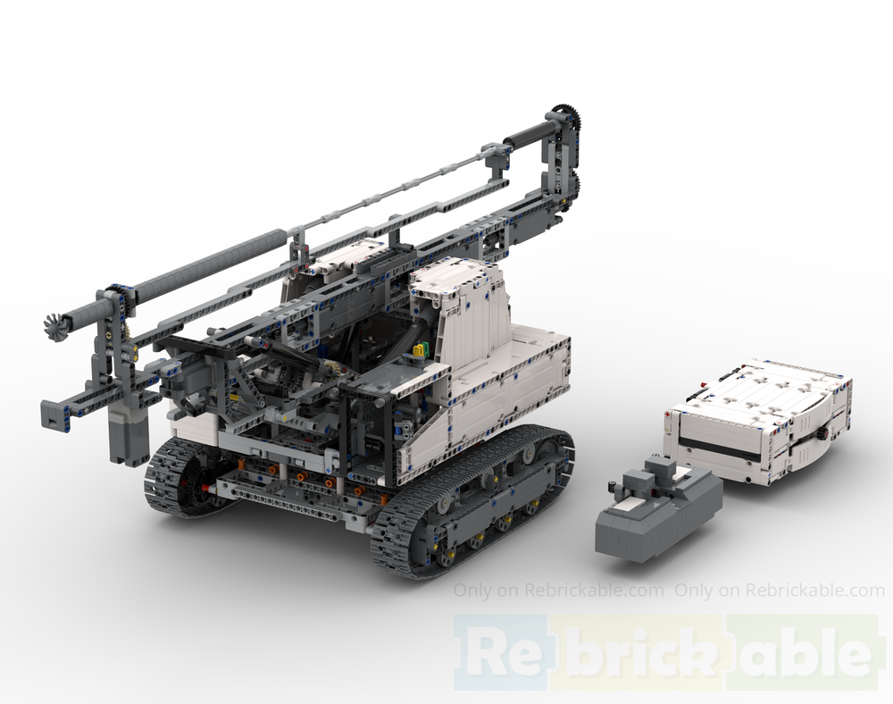 Lego Liebherr LB Rotary Drilling Rig (42100 Alternate)