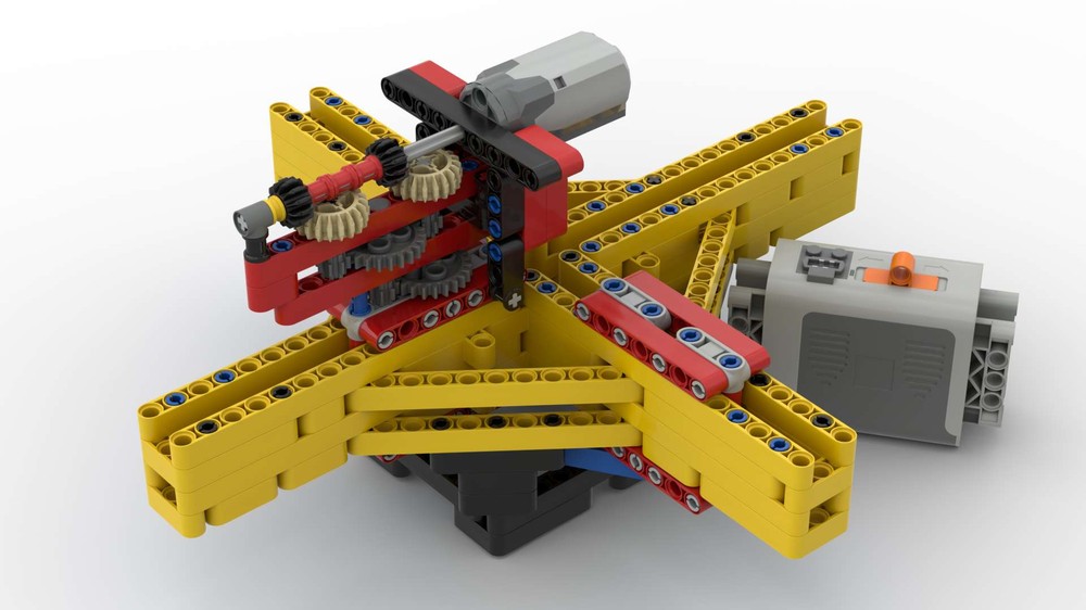 Lego Trammel of Archimedes - Do nothing machine motorized