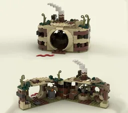 75208 Alternative Build: Swamp hut