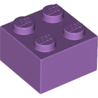 Brick 2 x 2 / Medium Lavender