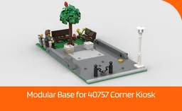 Modular Base For Corner Kiosk