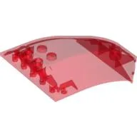 Windscreen 8 x 6 x 2 Curved / Trans-Red