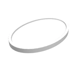 Equipment Oval Tray / White