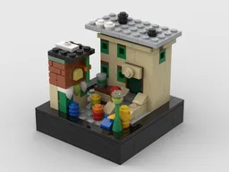 Mini set 123 Sesame Street - 21324