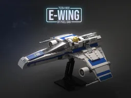 PiXEL-DANs - 75364 E-Wing Modifications incl Display Stand