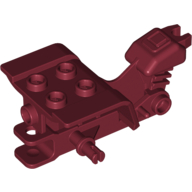 Lego Vehicle Body, Tricycle Top with Dark Red Chassis