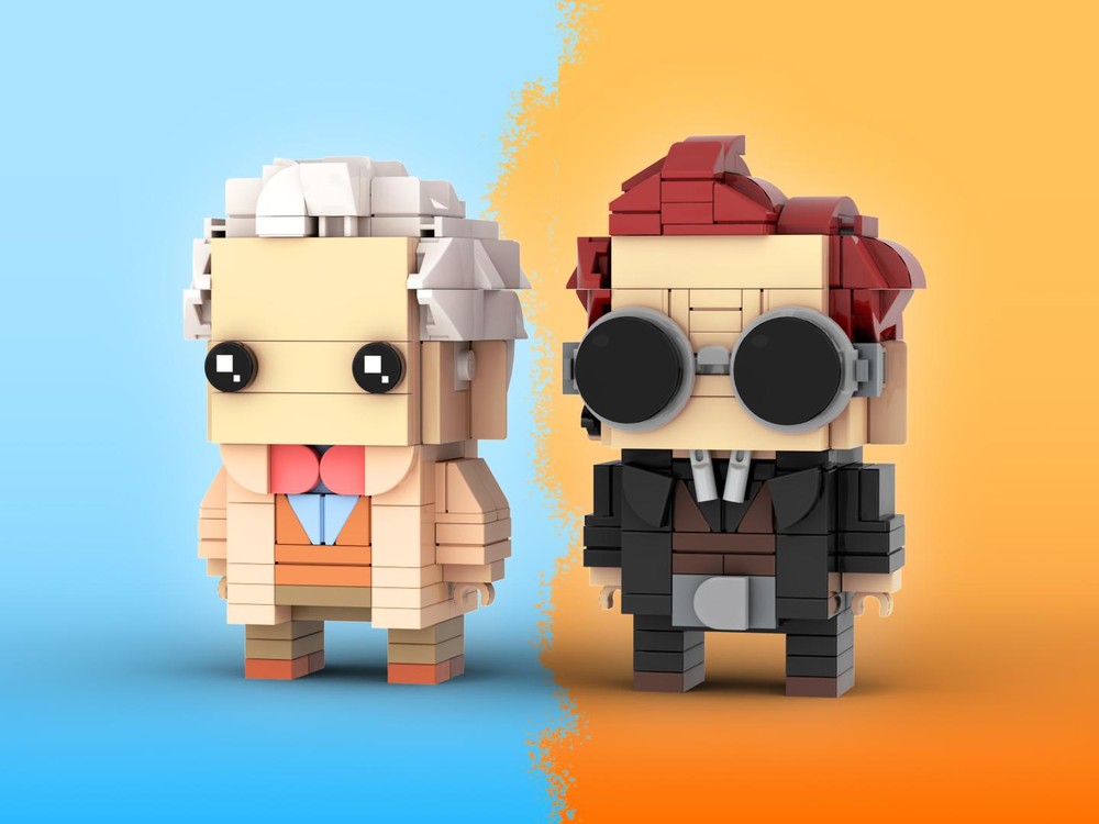 Lego Good Omens Brickheadz LEGO MOC - Good Omens