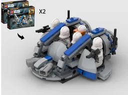 332nd Division Patrol Speeder - Alternate Build of 2 x 75359 Ahsoka's Clone Battle Pack