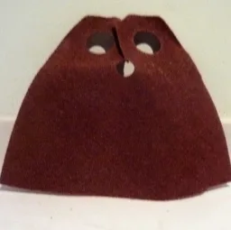Neckwear Cape, Short / Reddish Brown