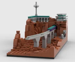 A train on Mars