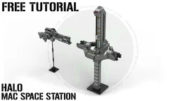 HALO Mac Cannon Space Station | 1:3500 Scale