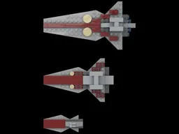 3 Venator-Class Republic Attack Cruisers