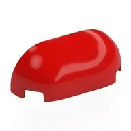 Brick Round, Curved Triple 1 x 3 x 1 / Red